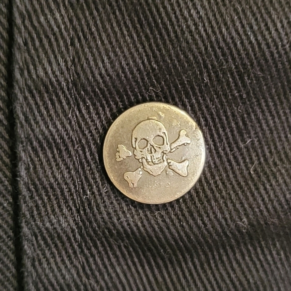 Vintage Tripp NYC RARE skull studded black Denim Jacket. Punk, Goth. Siz… - Picture 3 of 8